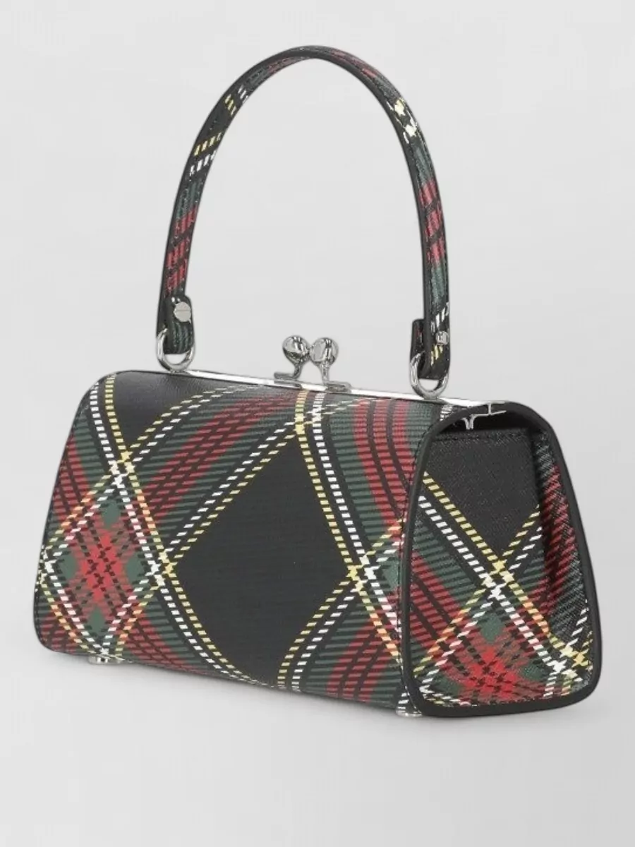 Vivienne Westwood Yasmine Tartan Clutch Bag