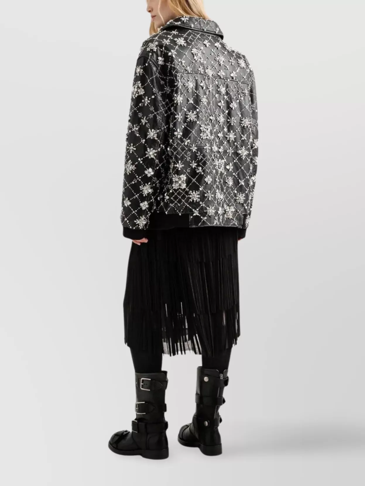 Dolce&Gabbana High Waist Layered Midi Skirt