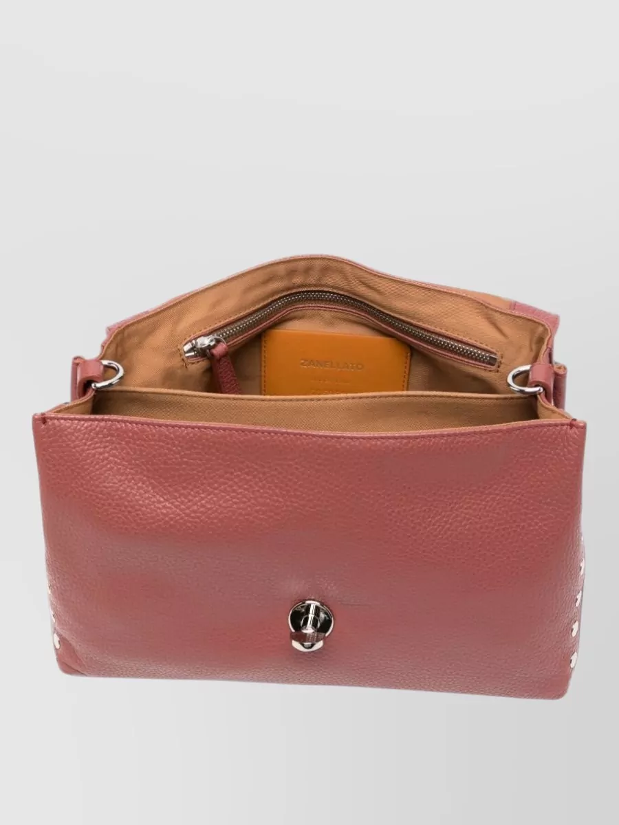 Zanellato Studded Leather Shoulder Bag