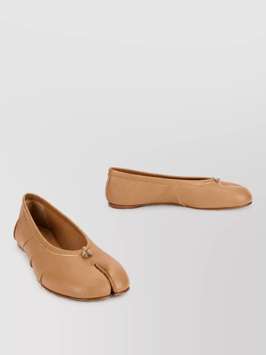 Maison Margiela leather tabi ballerina loafers