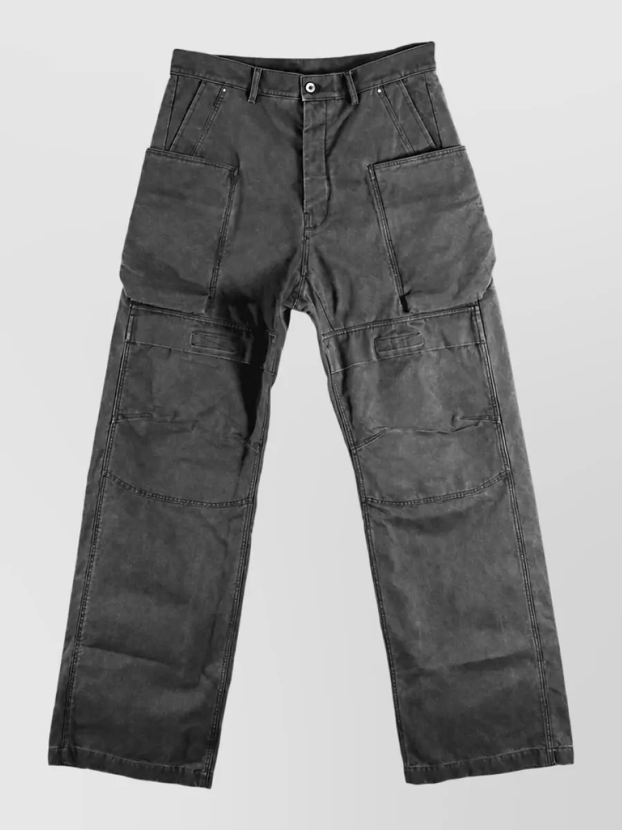 Rick Owens Drkshdw denim cargo trousers