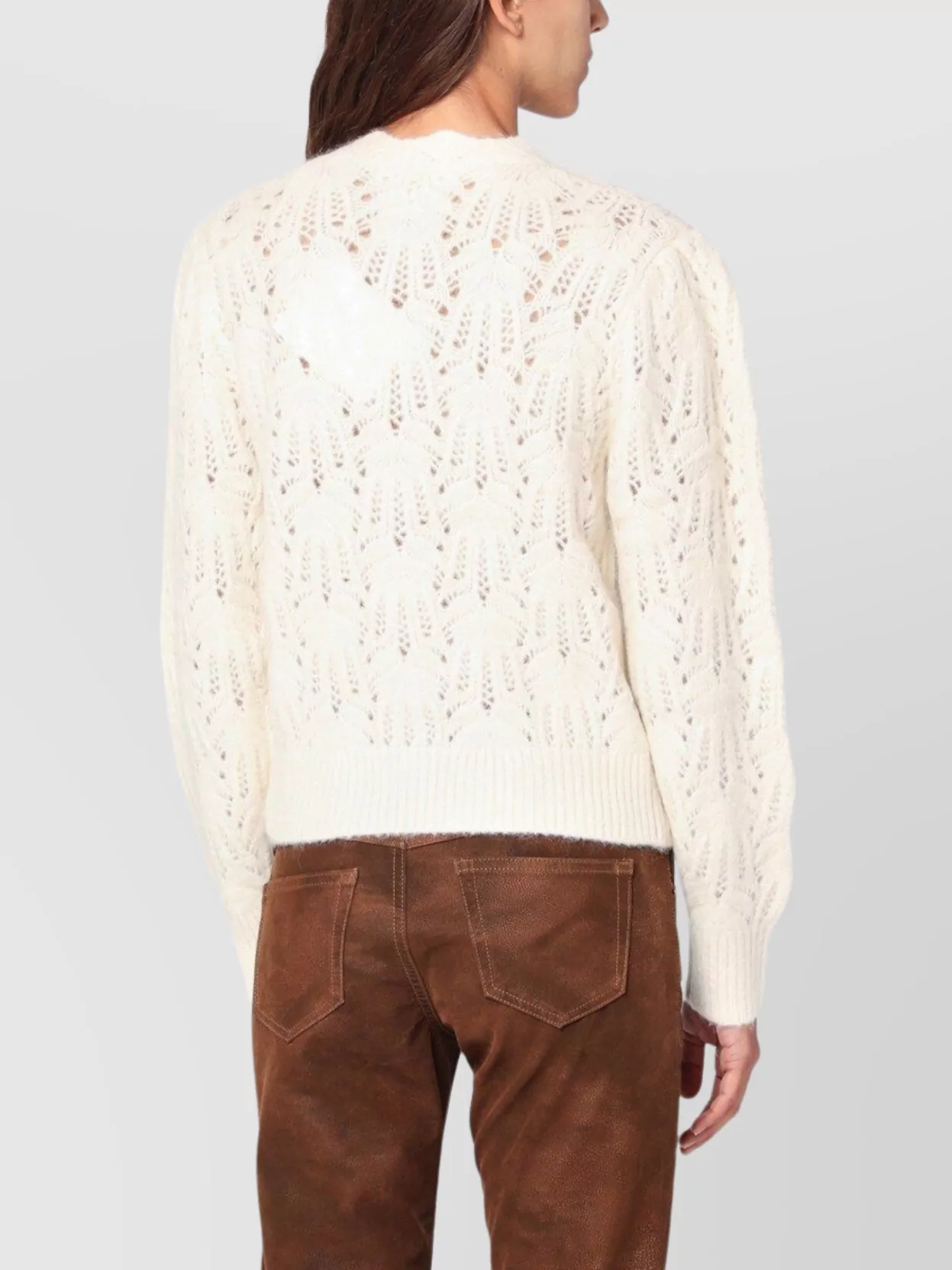 Isabel Marant Etoile Long Sleeve Textured Knit Top