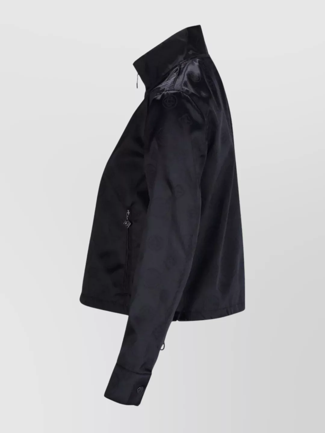 Casablanca Monogram Pattern High Collar Jacket