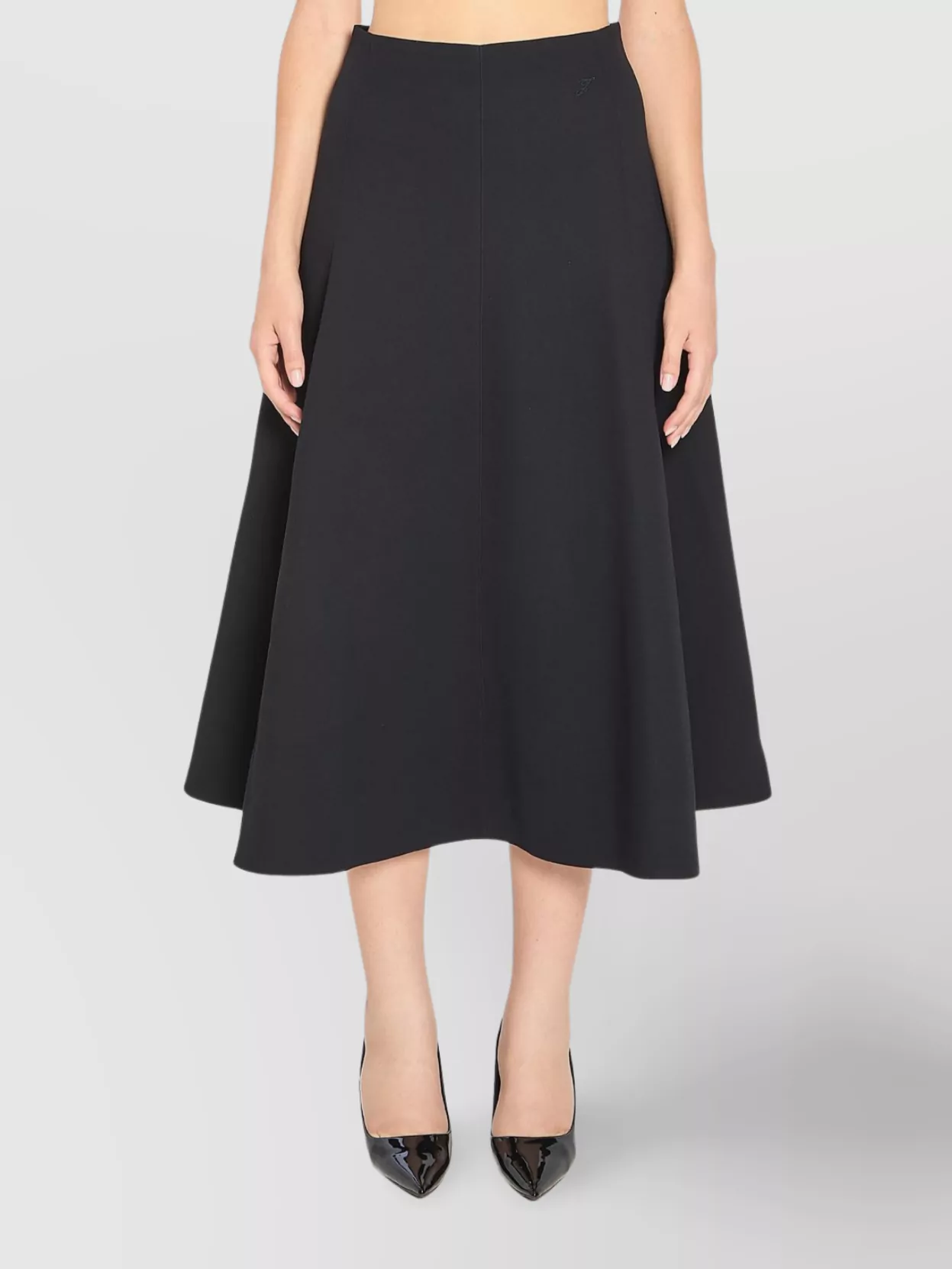 Jacquemus High Waist Embroidered Maxi Skirt In Brown