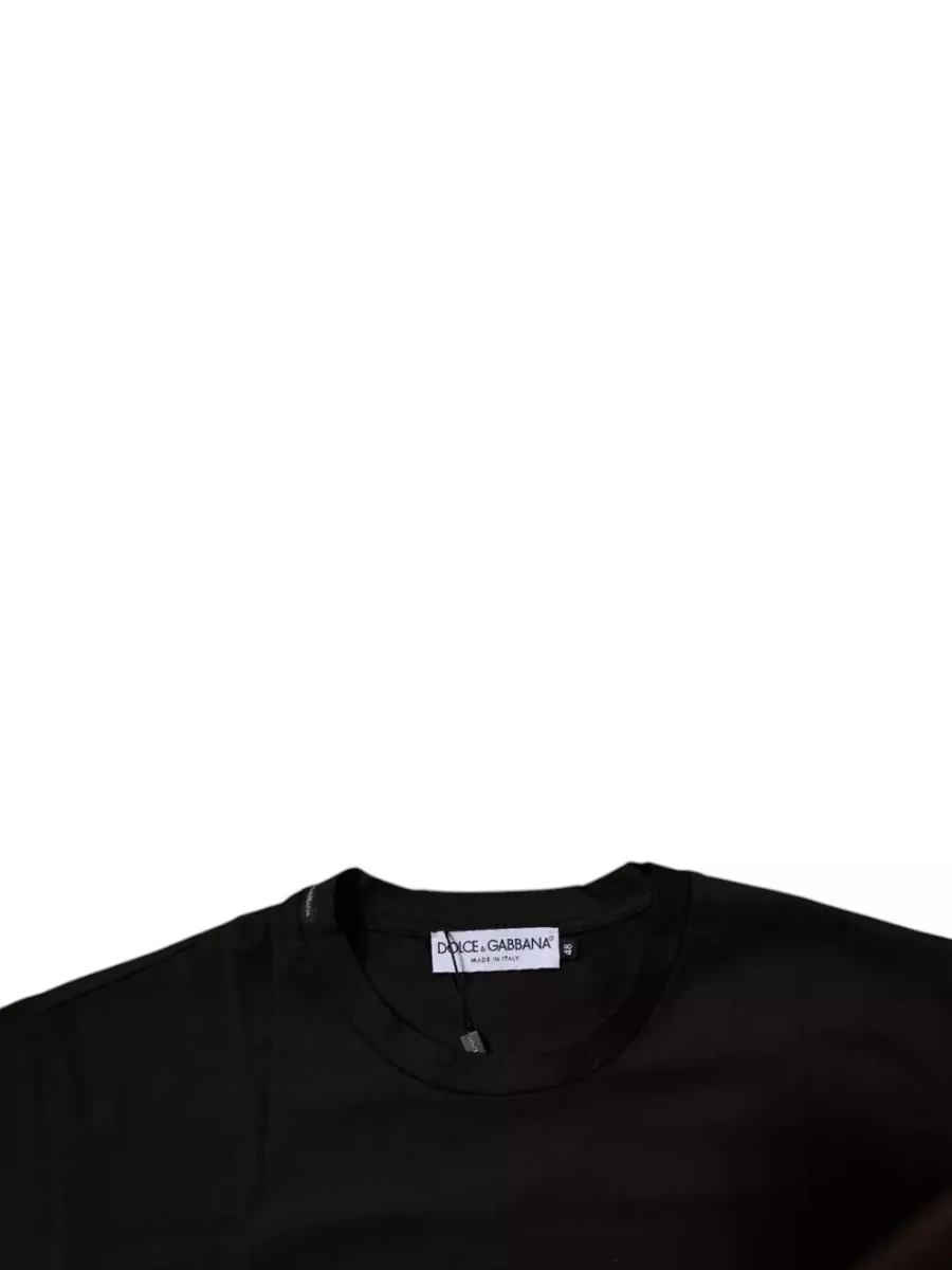 Dolce&Gabbana Cotton Logo Short-Sleeve Crew-Neck T-Shirt