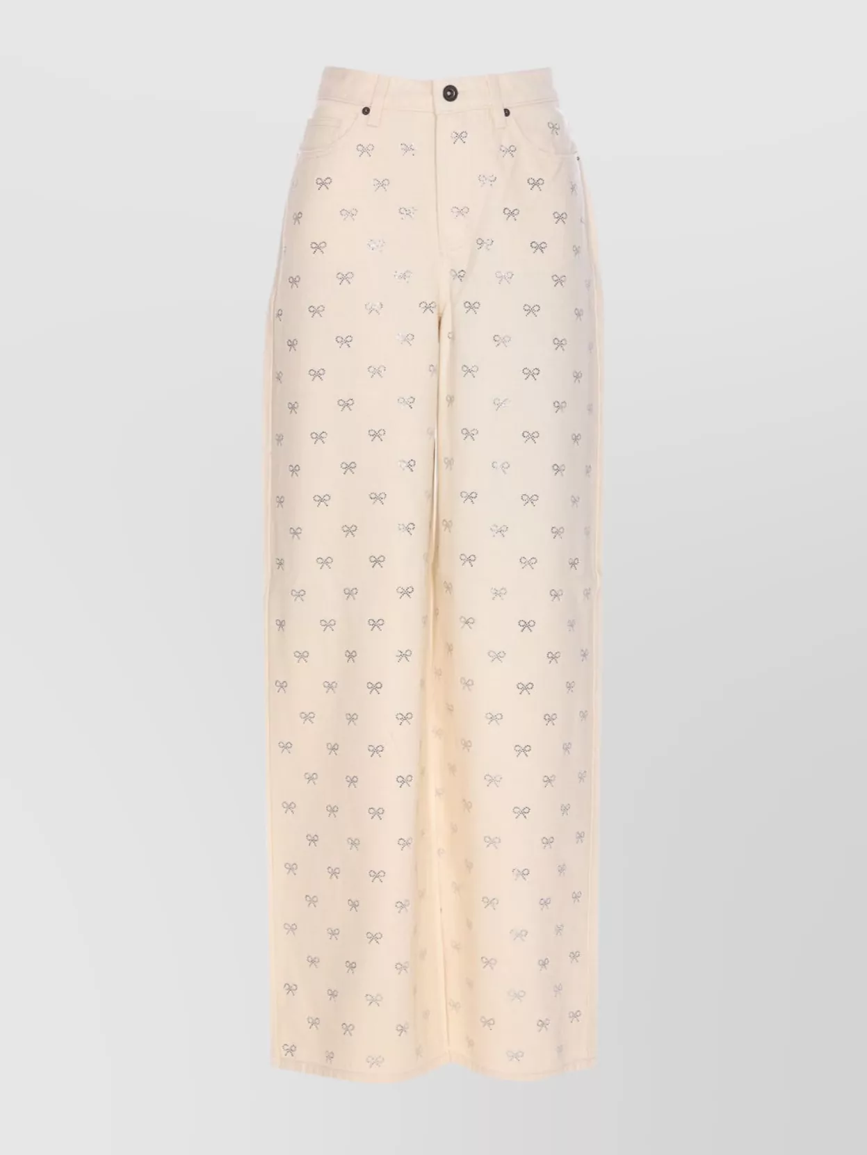 パンツ A FERRETTI Beaded pants Bead-Embellished Pants - White - Ladies | H&M US