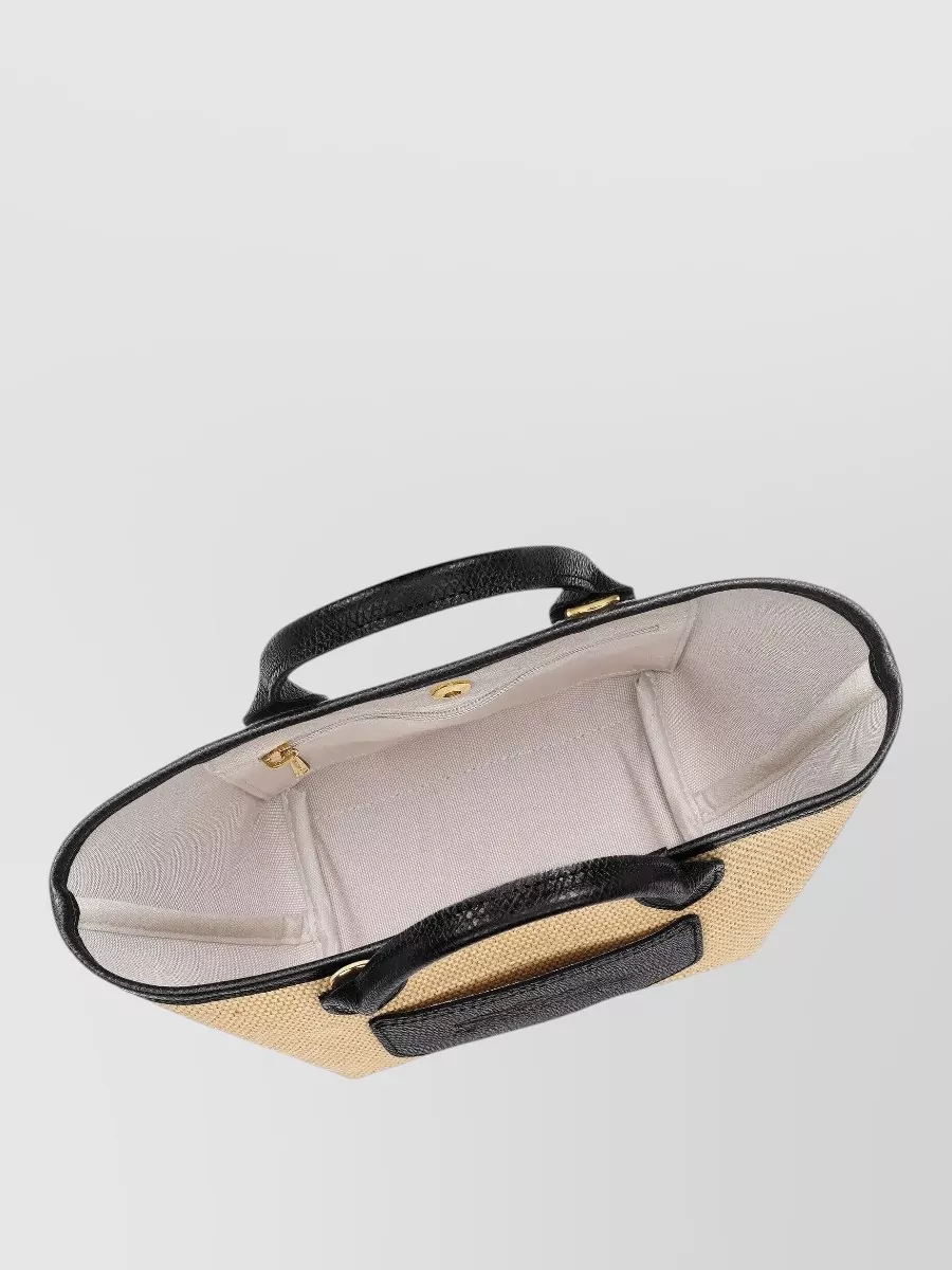 Longchamp Panier Crossbody Bag Adjustable Strap Pocket