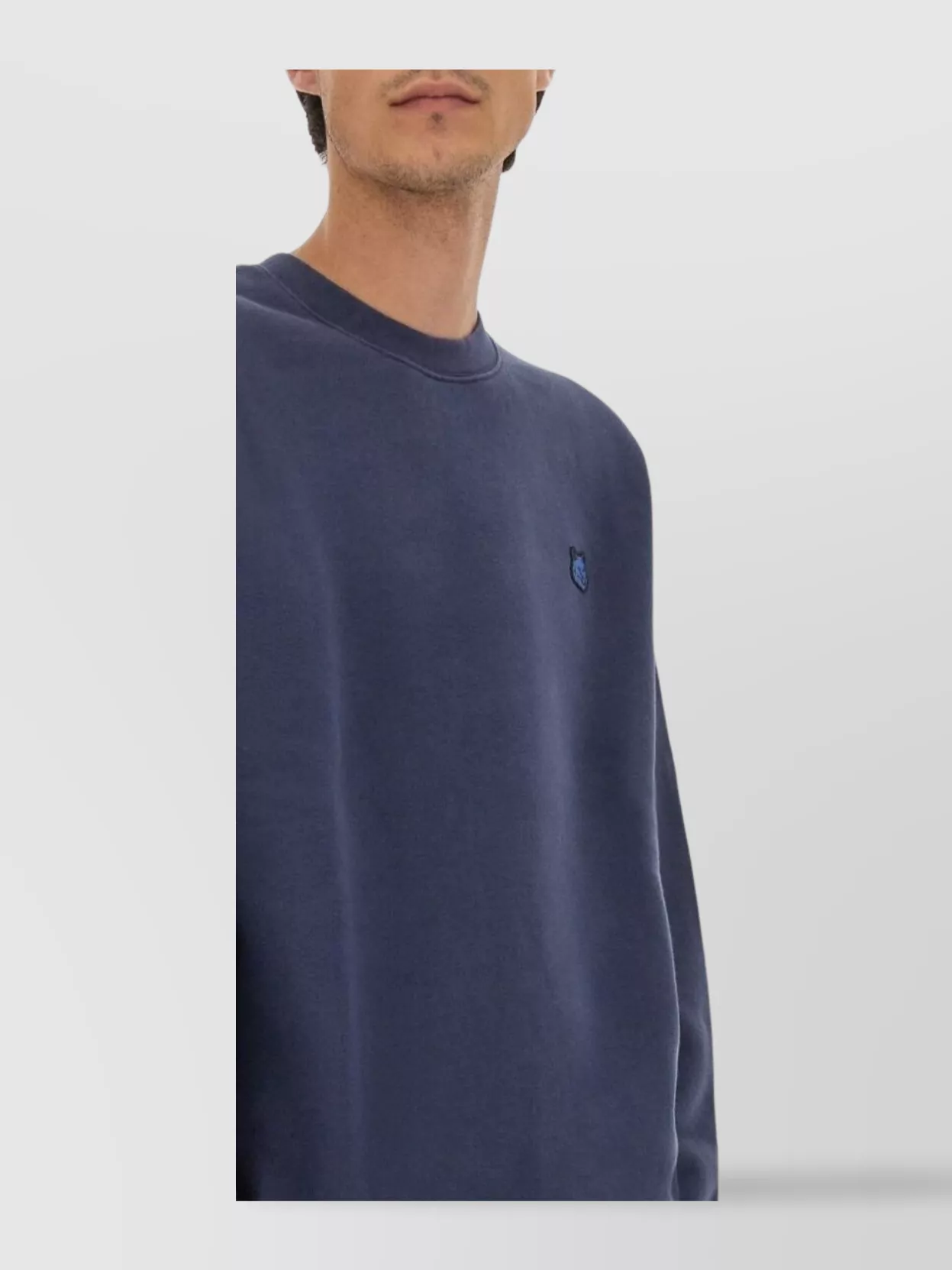 Maison Kitsuné Logo Crew Neck Sweatshirt