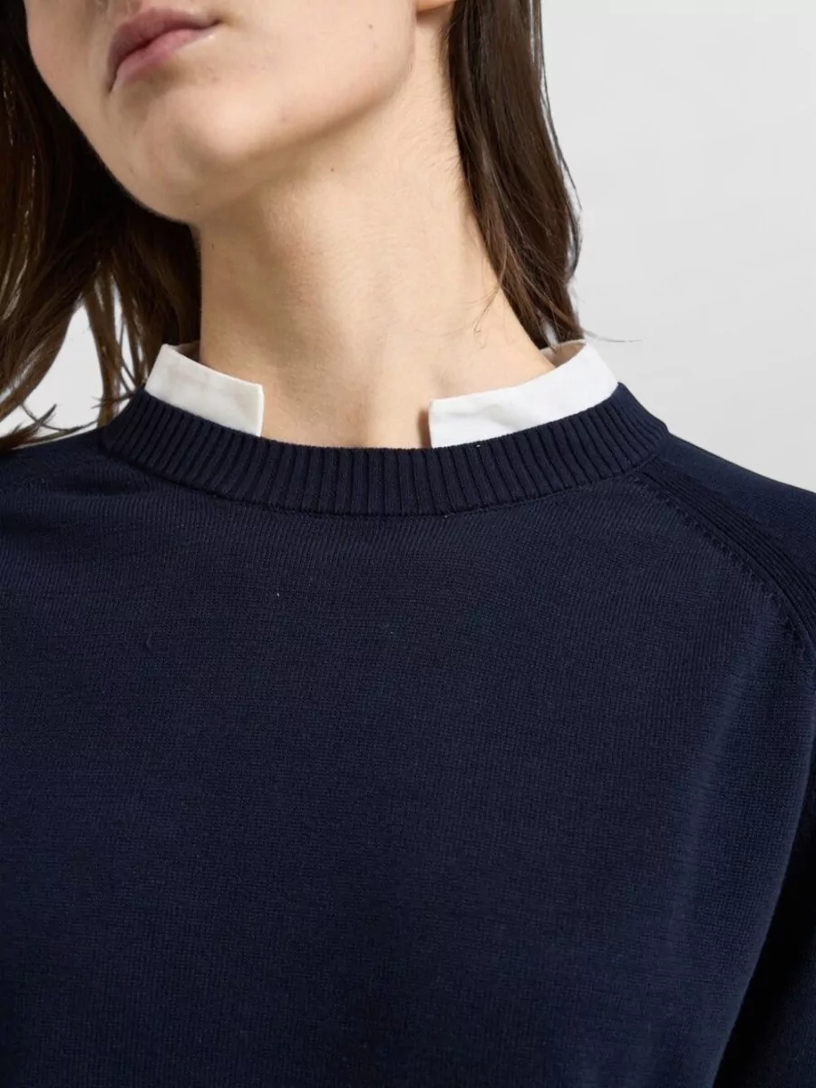 Semicouture Silk-Blend Layered Effect Jumper