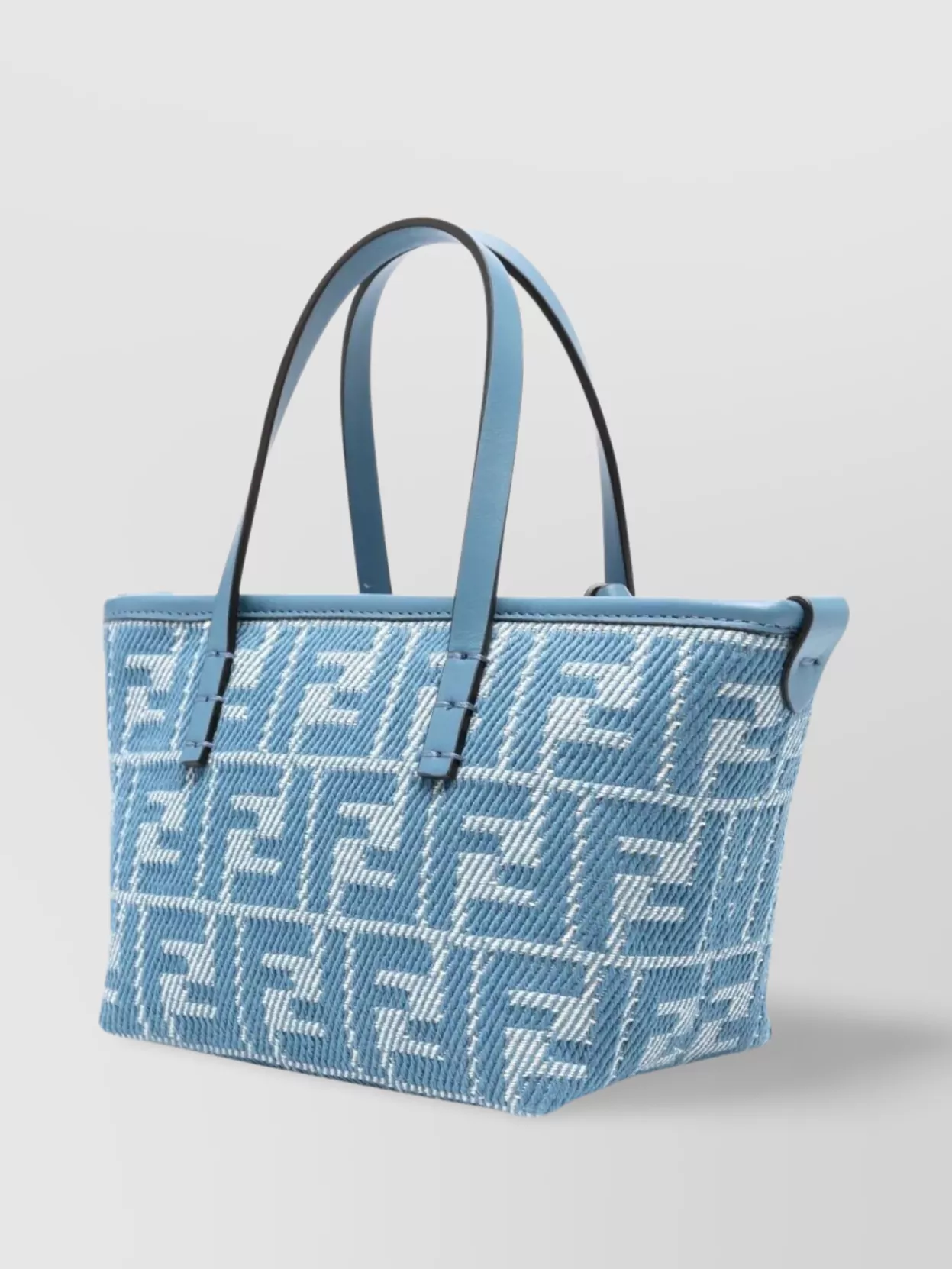Fendi Jacquard Mini Bag Denim Effect