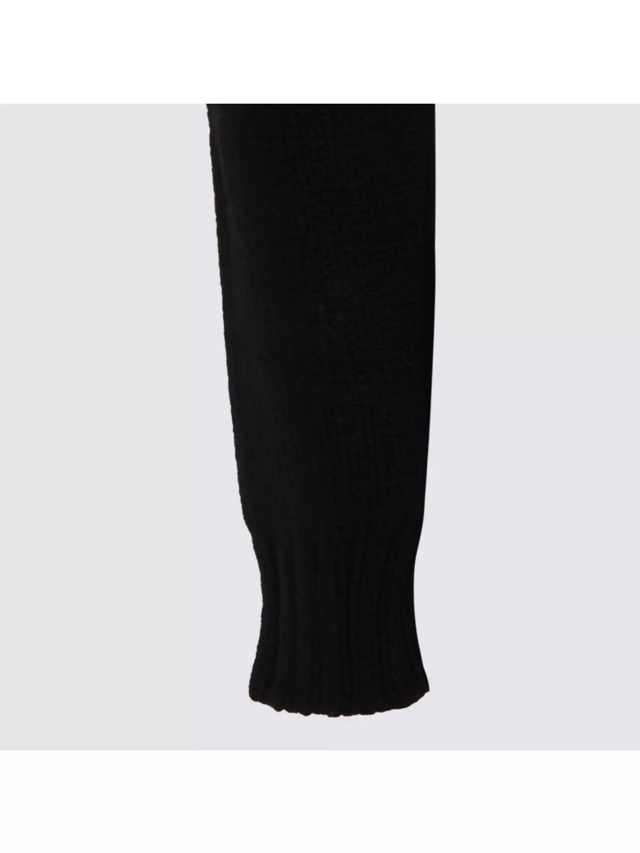 Malo Cropped Long Sleeve Mock Neck Knitwear
