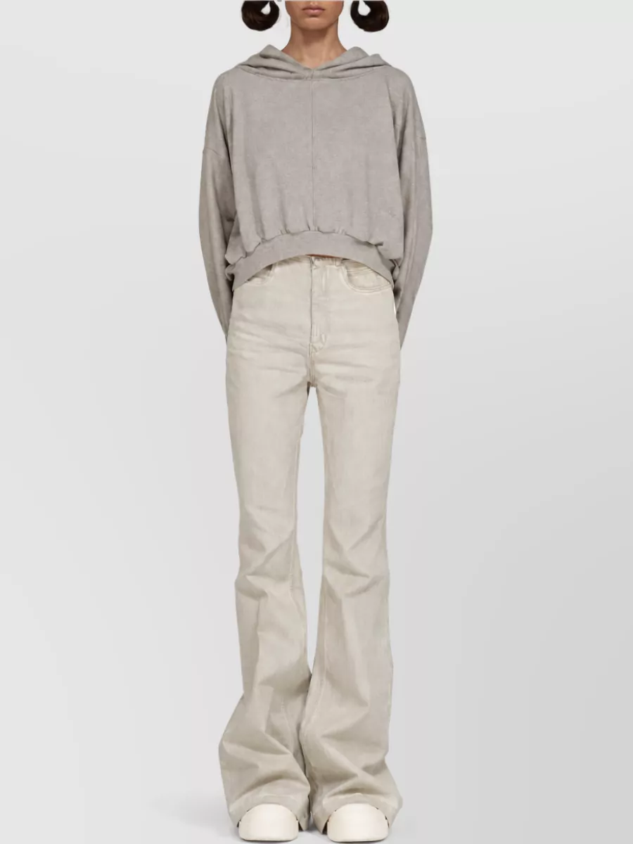 Rick Owens Drkshdw Bolan High Waist Flared Denim Jeans