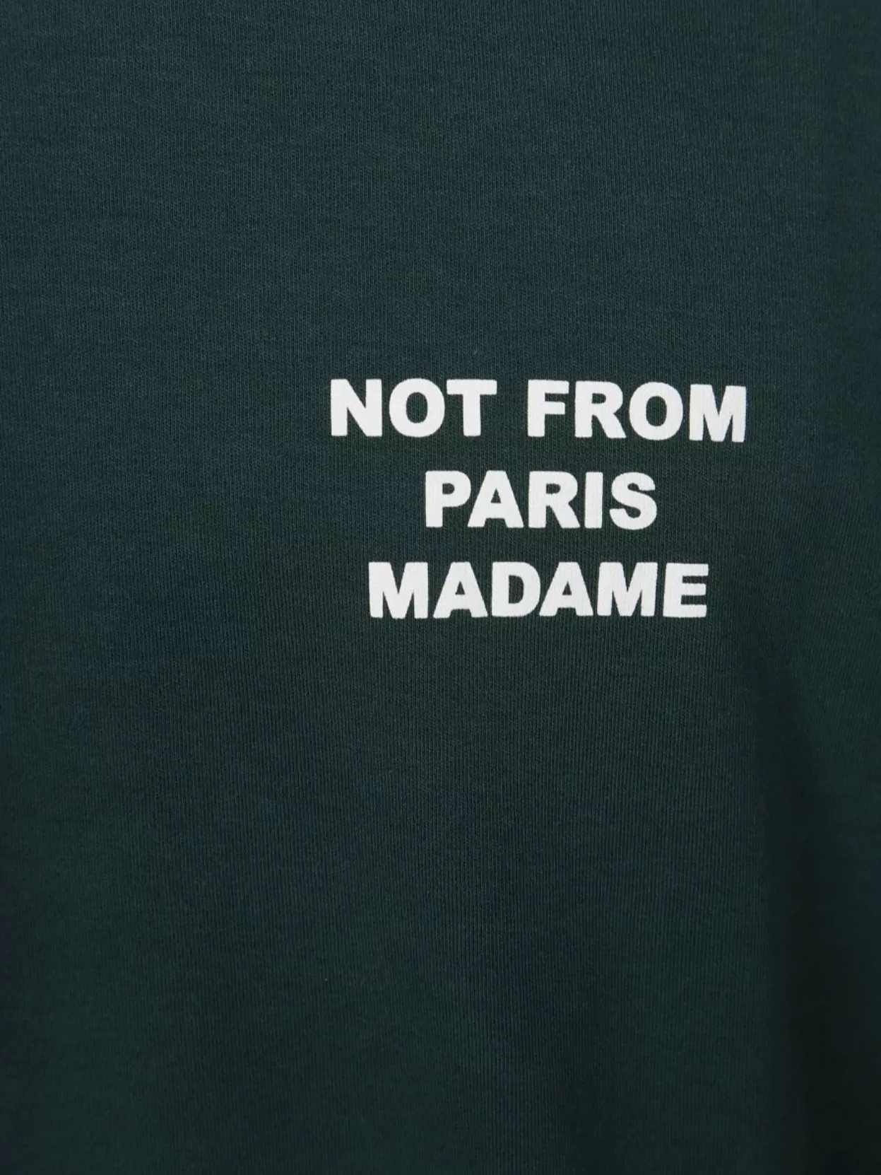 Drôle De Monsieur Graphic Print Crew Neck T-shirt