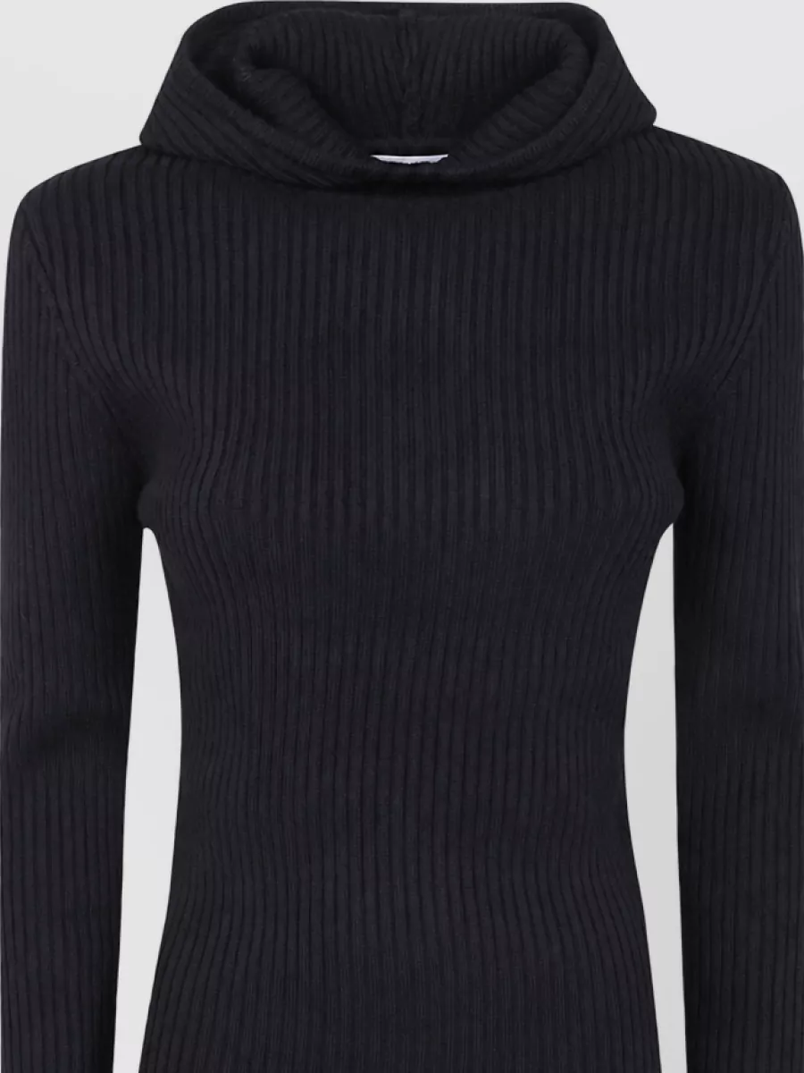 The Frankie Shop merino wool hooded jumper