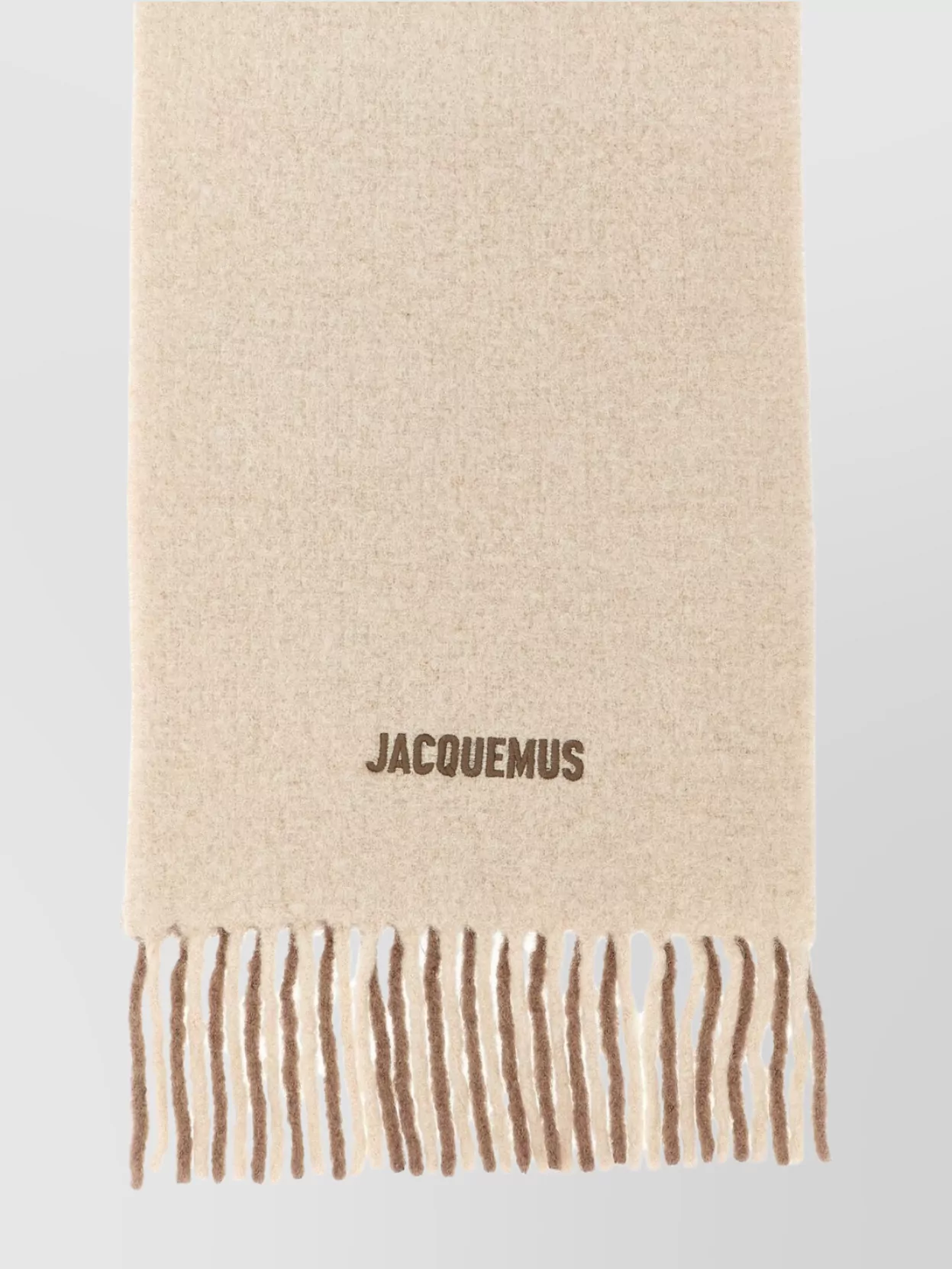 Jacquemus Beige Lecharpe Moisson Scarf