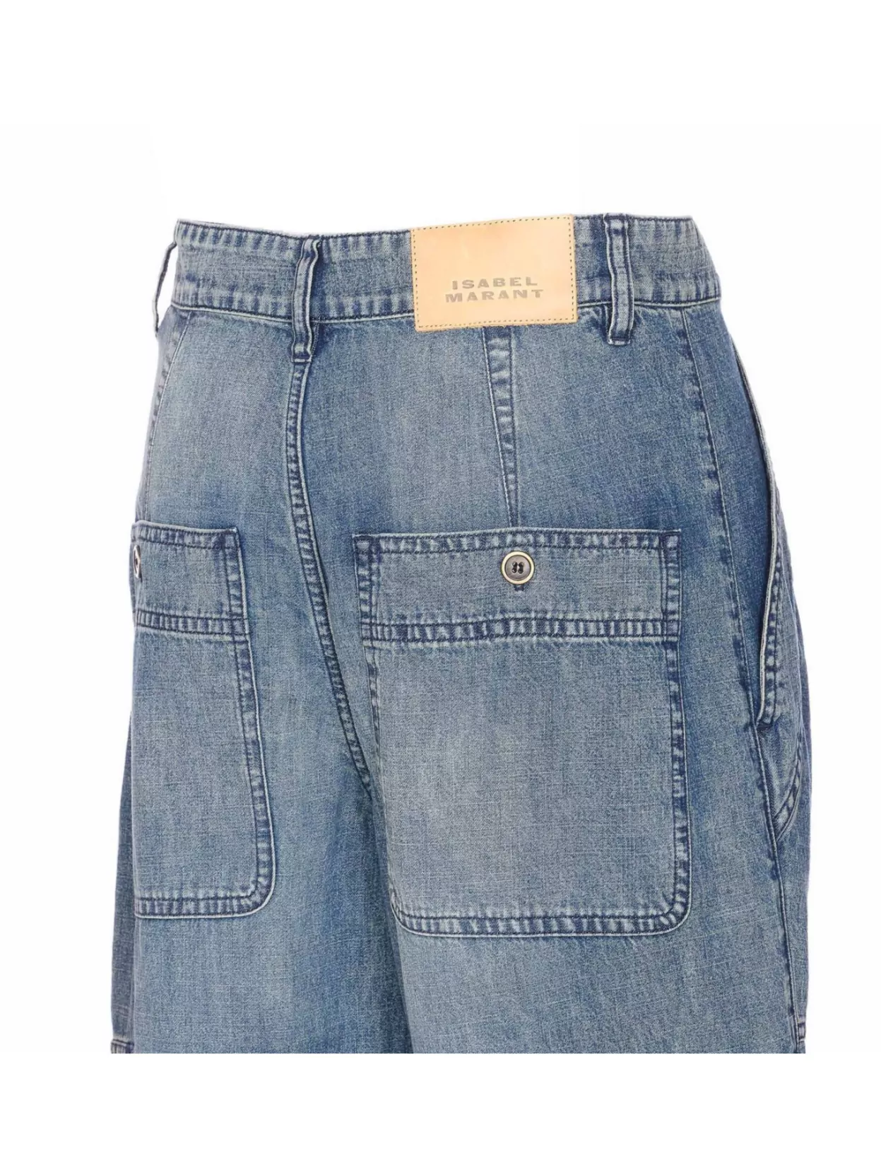 Isabel Marant Étoile Cargo Trousers Featuring Multiple Pockets In Blue