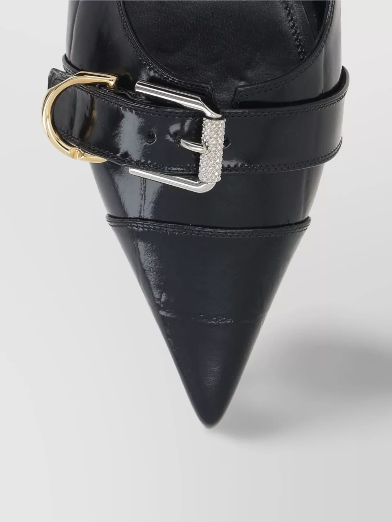 Givenchy Voyou Slingback Ballerina Flat With Pointed Toe In Black