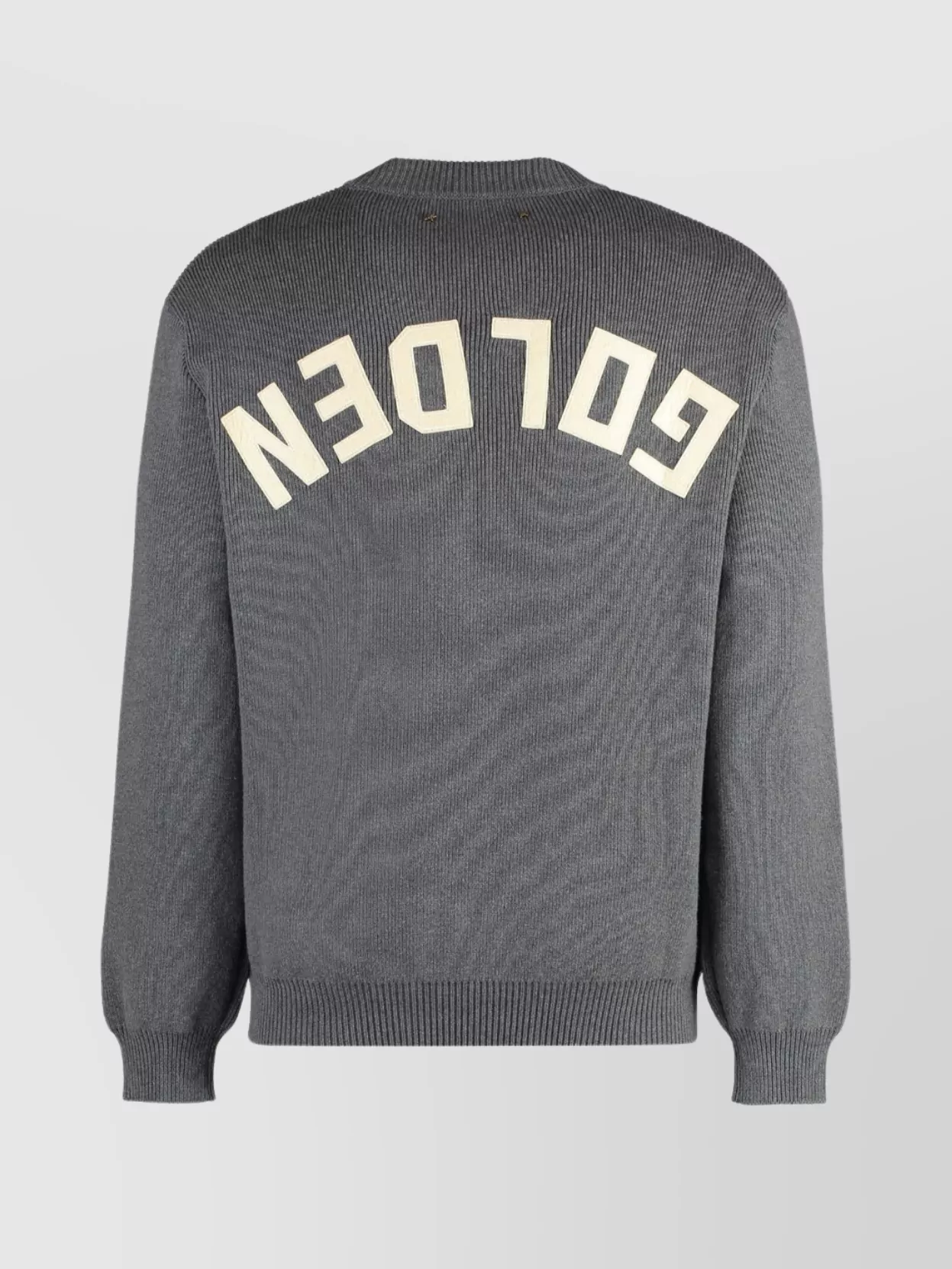 Golden Goose Crew-Neck Cotton Sweater Back Print