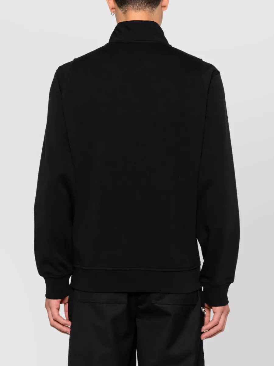 Moose Knuckles High-Neck Half-Zip Cotton Sweatshirt