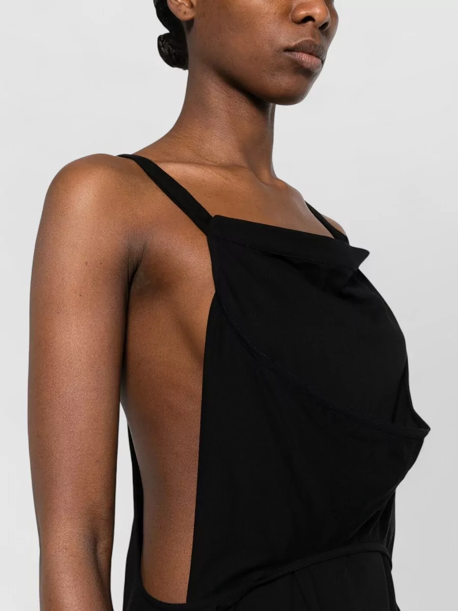 Rick Owens Cotton Jersey Maxi Dress