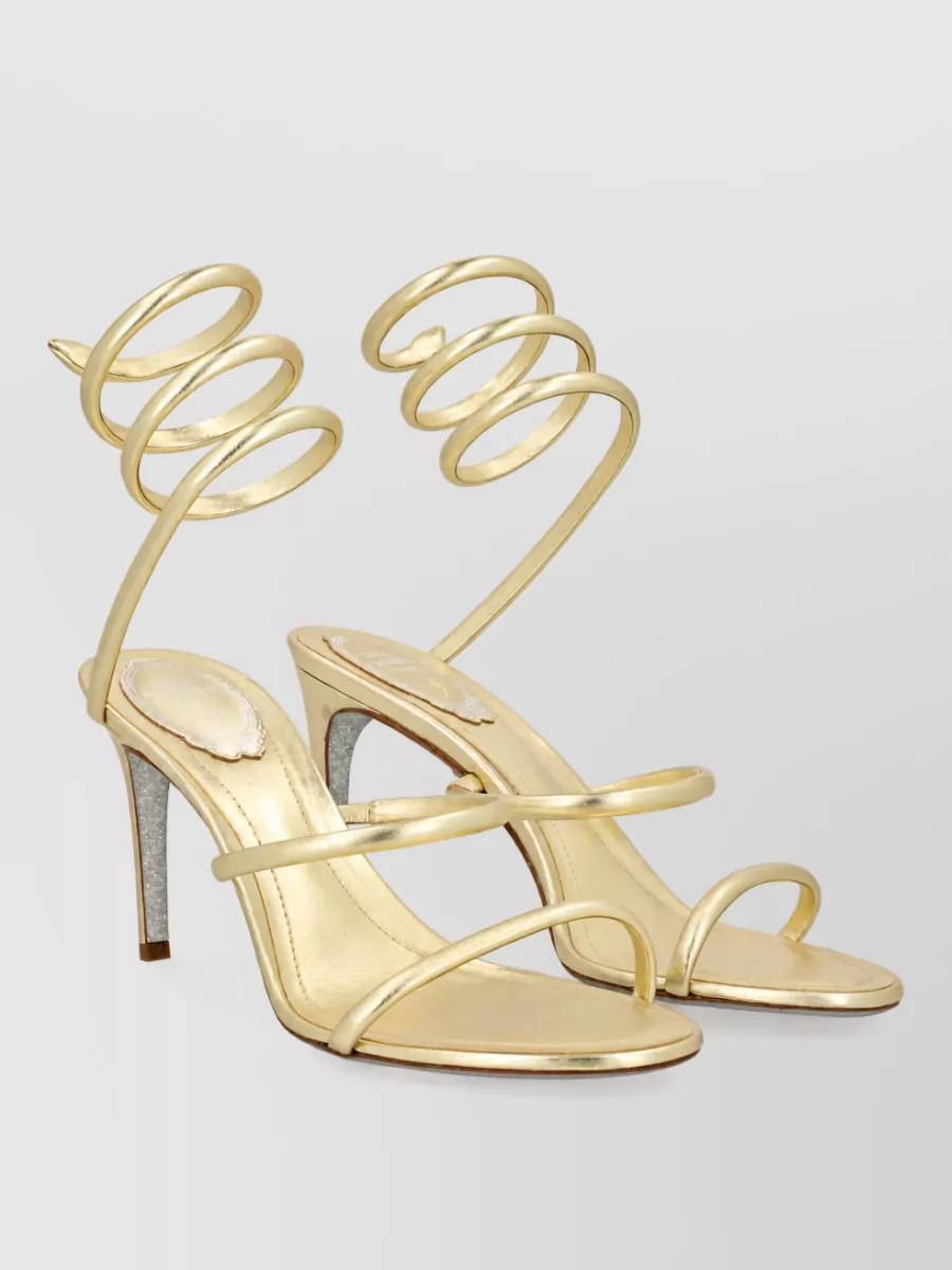 Rene Caovilla Leather Cleo Sandals