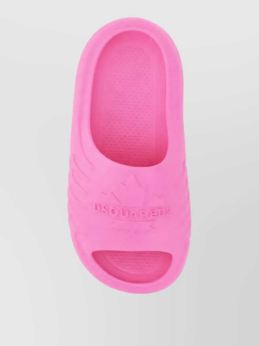Dsquared2 Logo-Embossed Rubber Slides