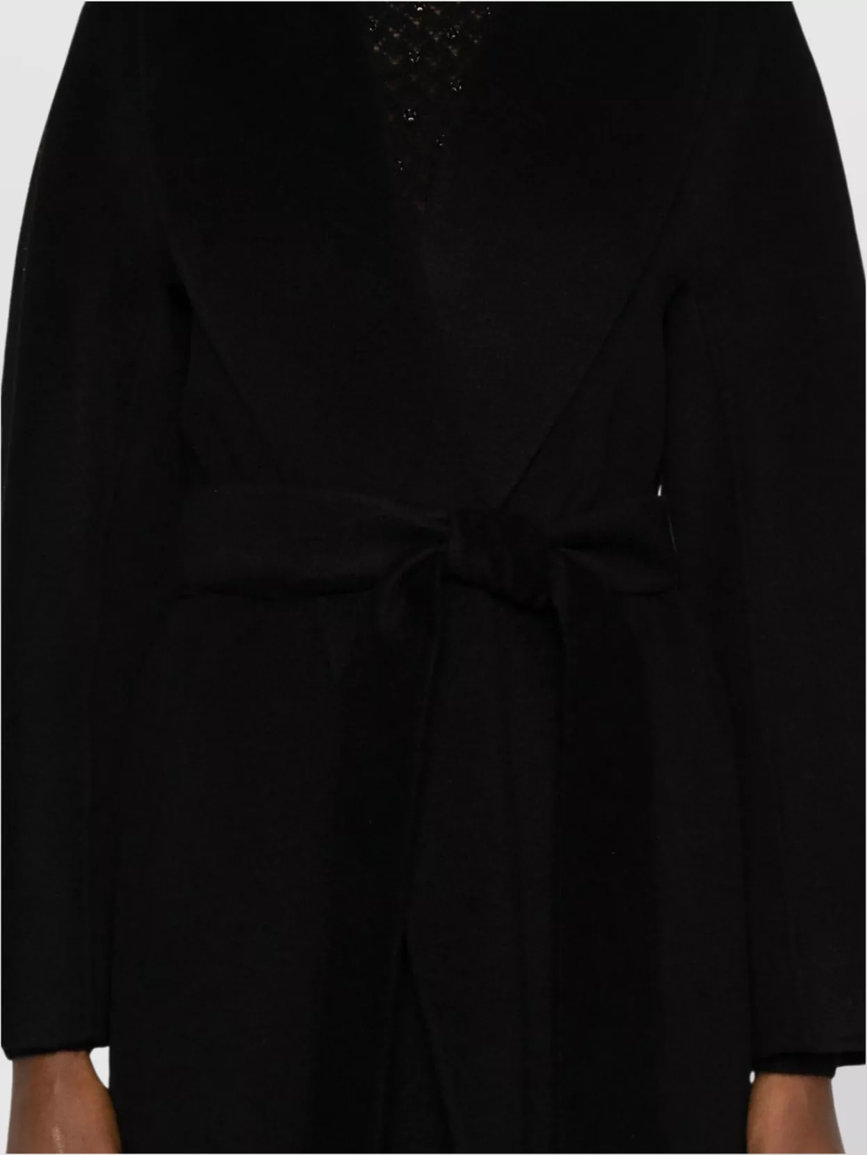 S Max Mara Cashmere Wool Blend Mid-Length Coat