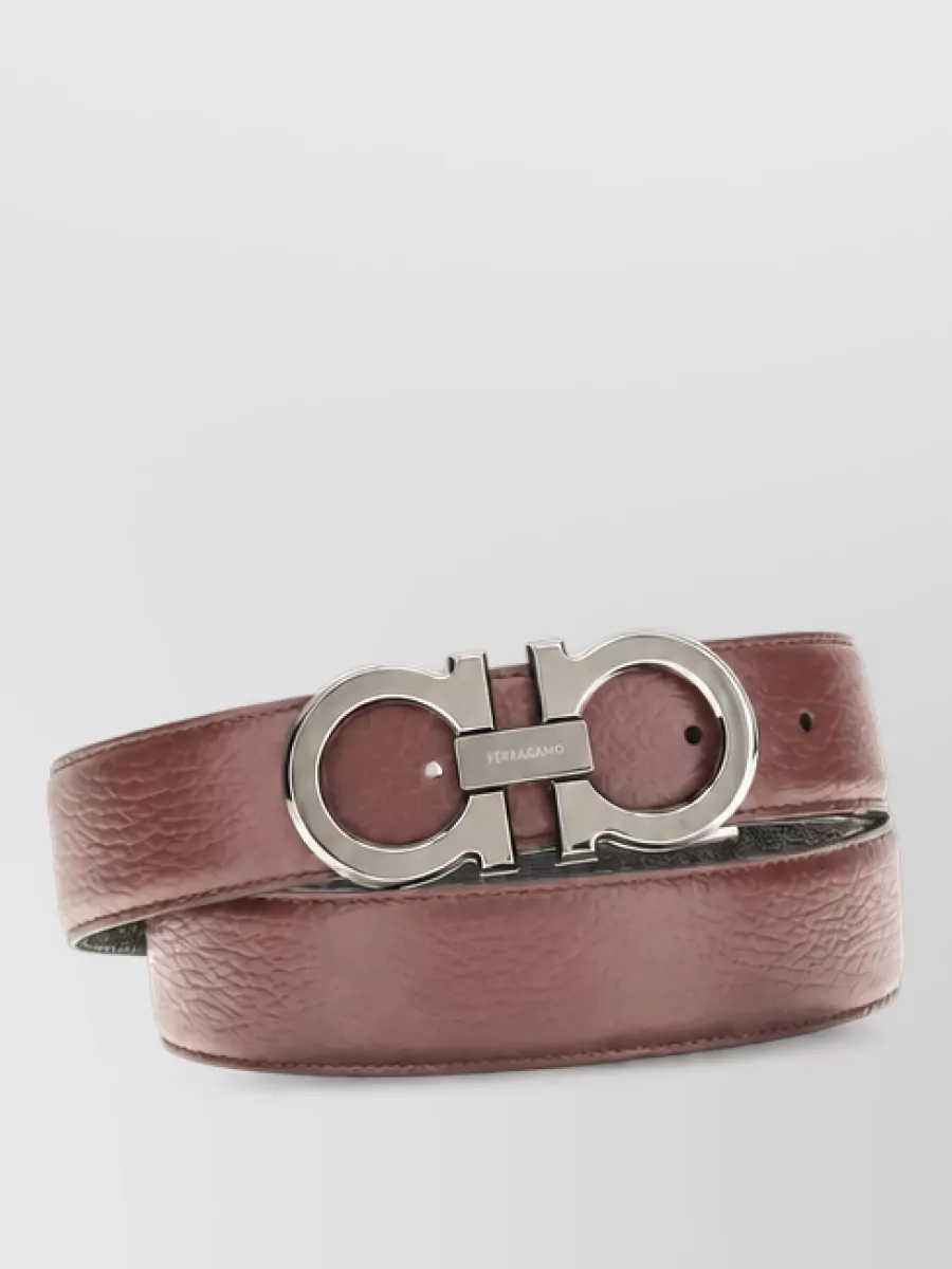 Ferragamo leather reversible belt