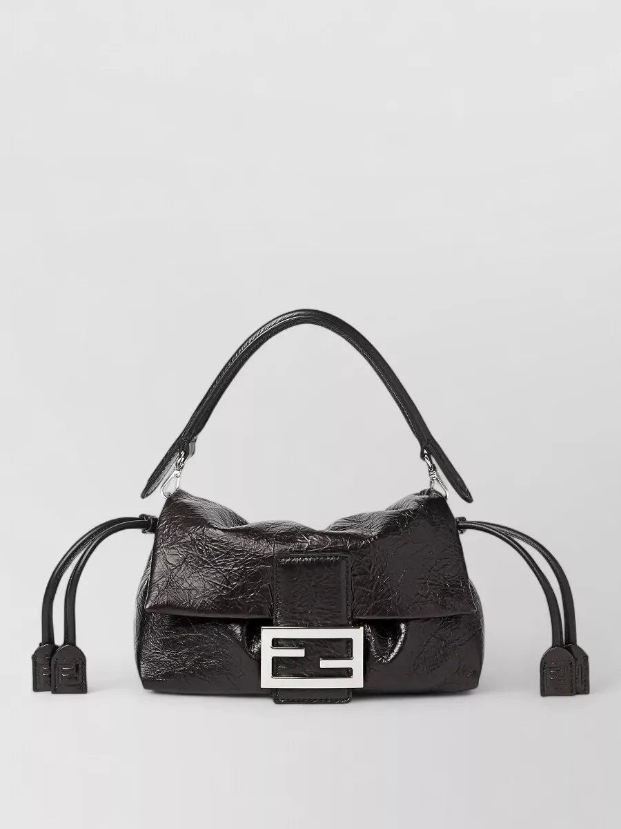 Fendi baguette soft small leather shoulder bag