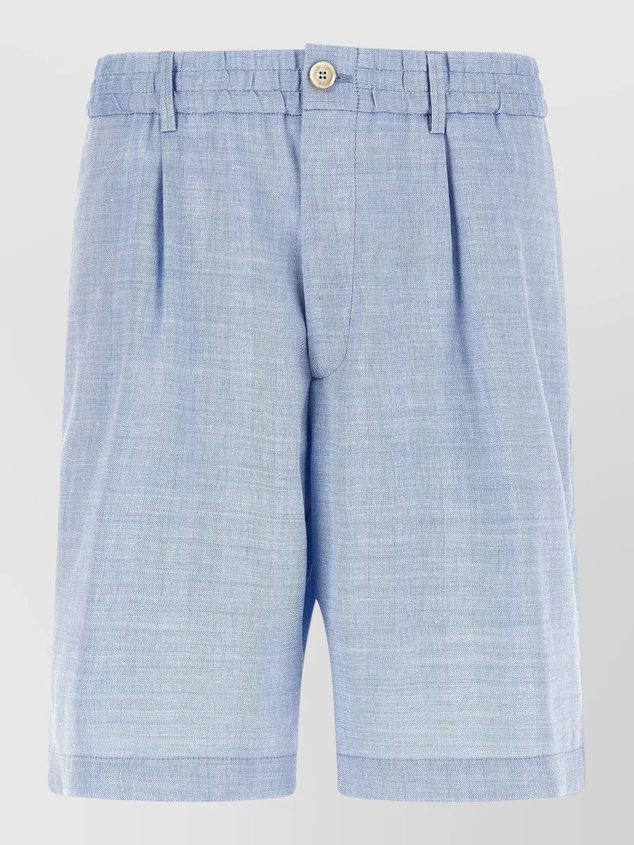 Brunello Cucinelli Chevron bermuda shorts