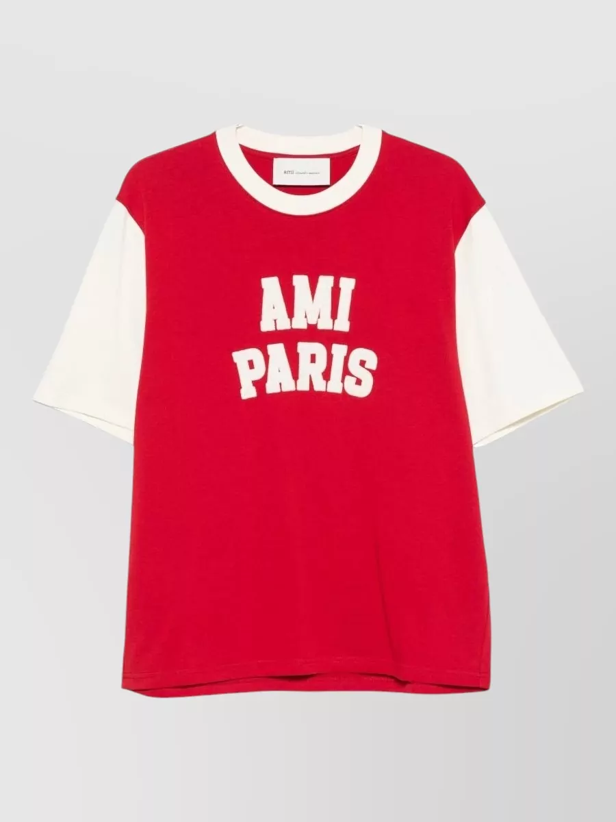 Ami Paris logo cotton t-shirt