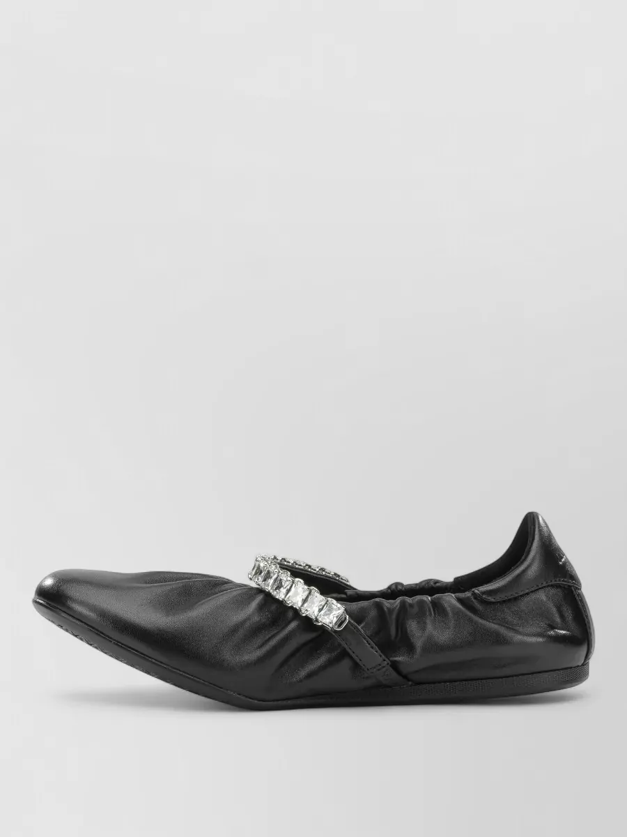 Jimmy Choo Leather Ballerina Flats