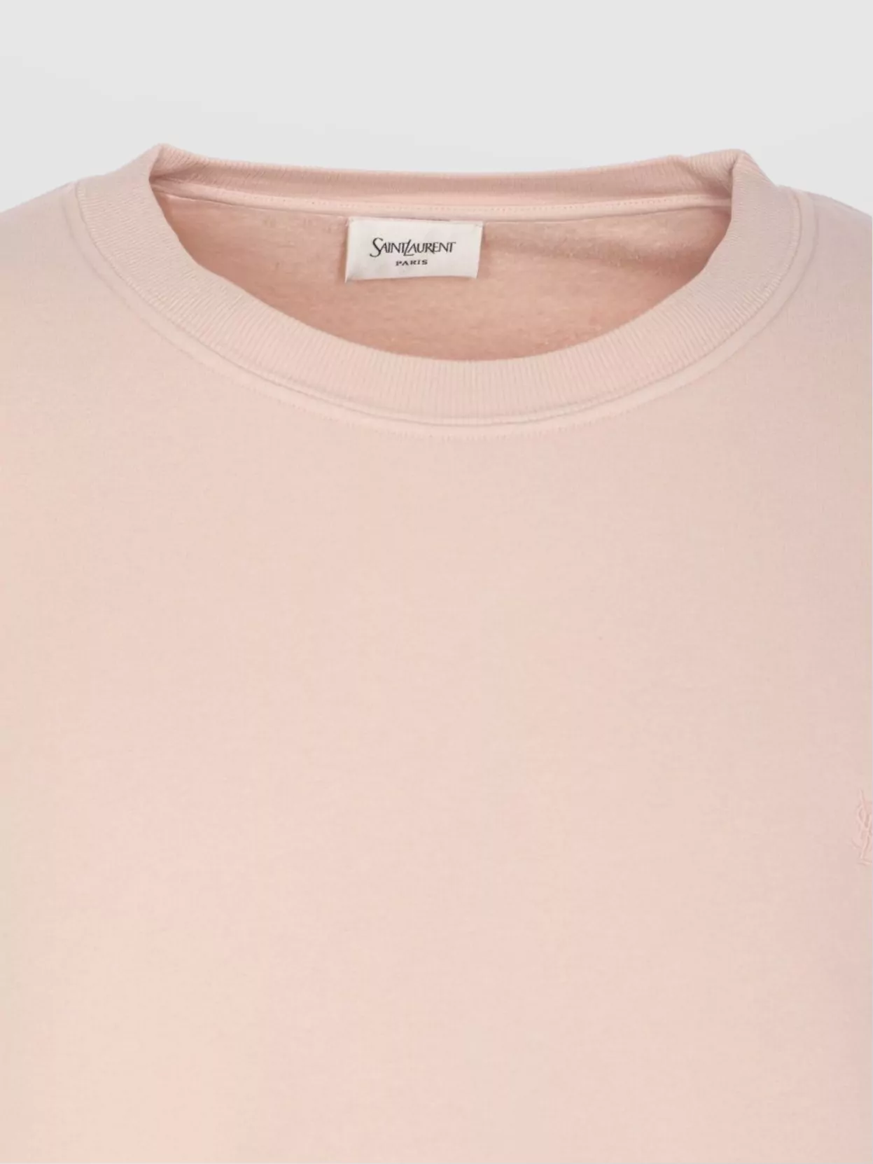 Saint Laurent Crewneck Long Sleeves Ribbed Cuffs Pullover