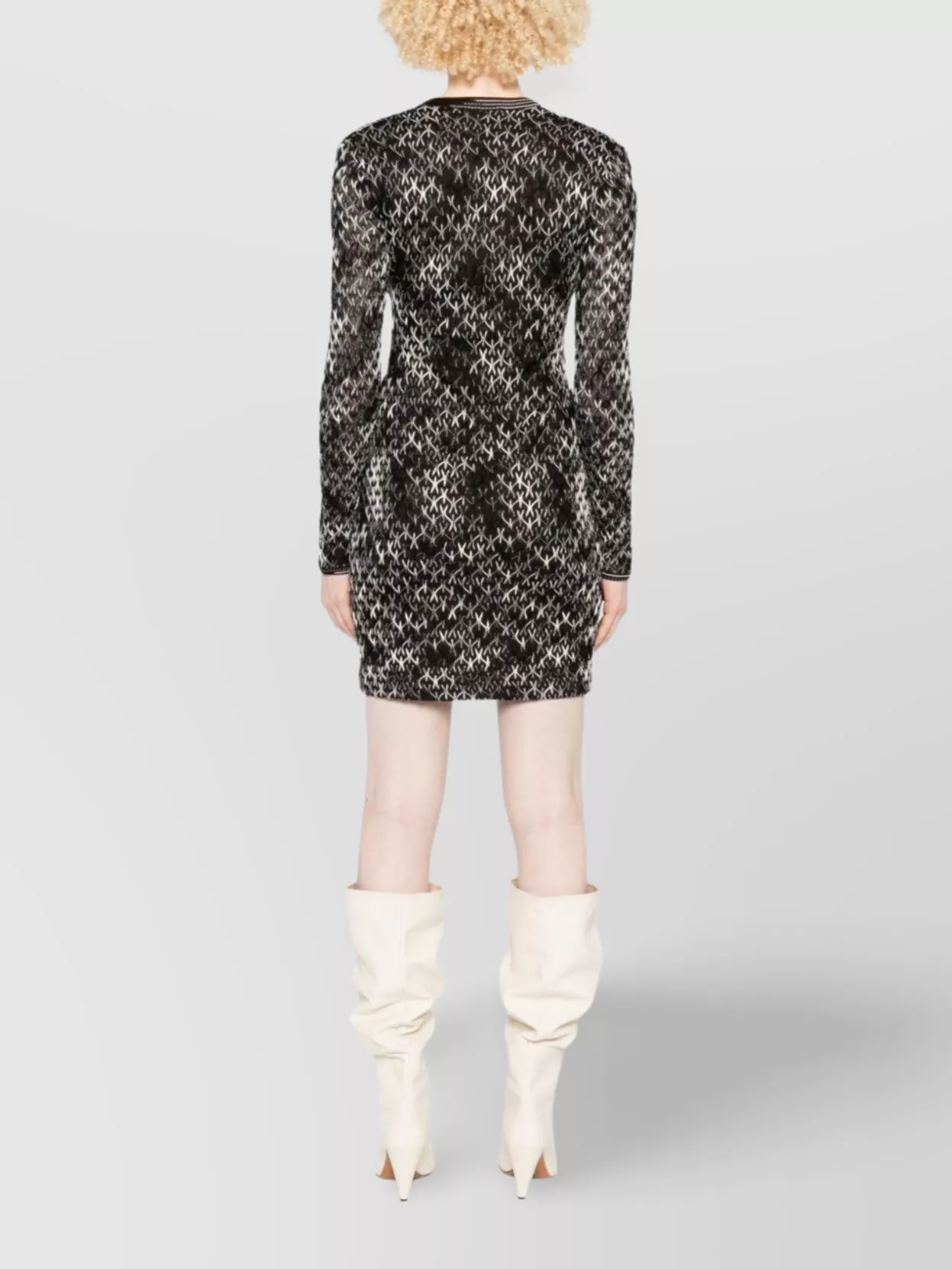 Missoni Short Dress With Geometric Knit Design