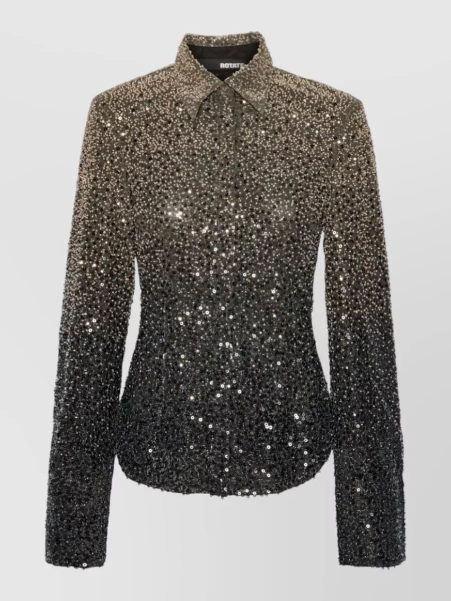 Rotate Sequin fitted jacket