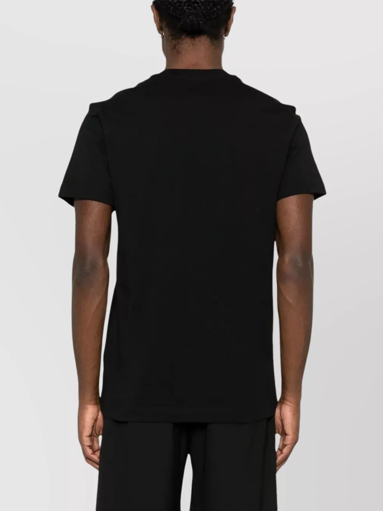 Moschino Crew Neck Embroidered Short Sleeve T-Shirt