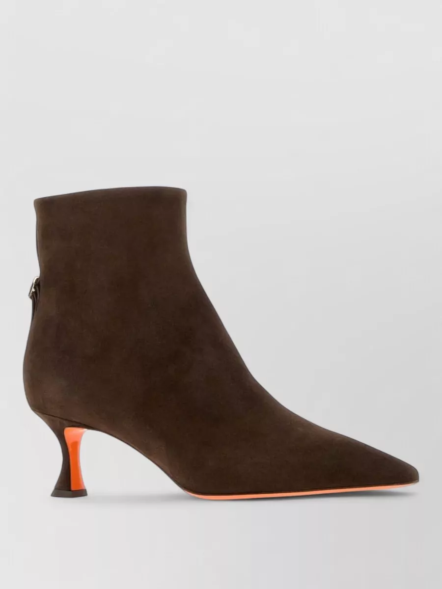 Santoni suede ankle boots