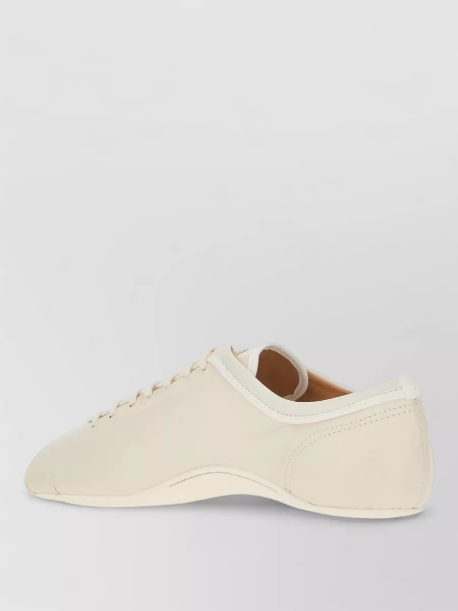 Dries Van Noten leather lace-up sneakers