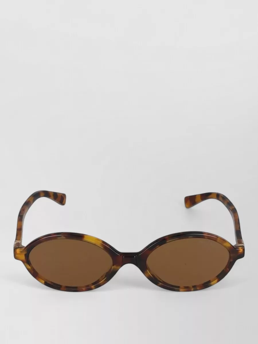 Miu Miu Sunglasses Model 0mu 04zs Oval Frame