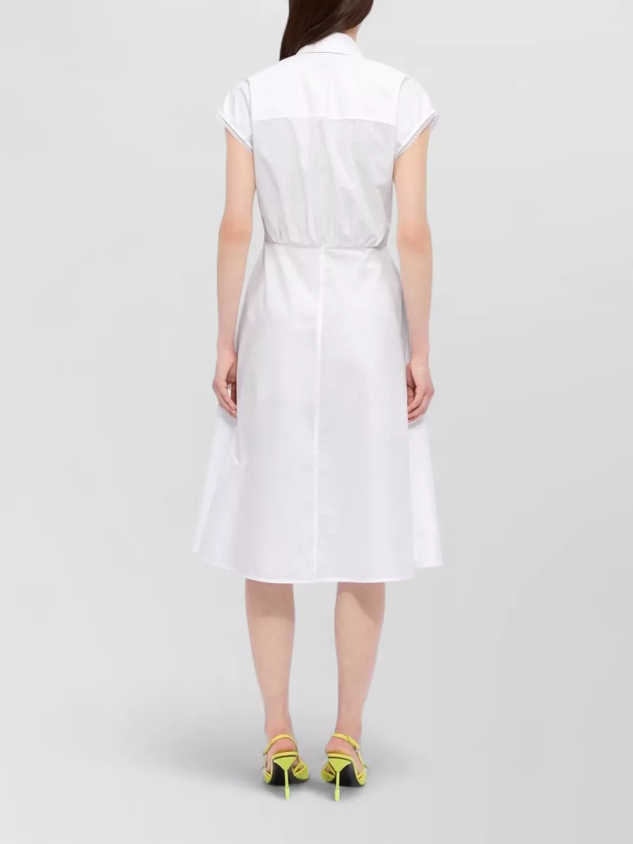 Msgm Cotton Midi Dress