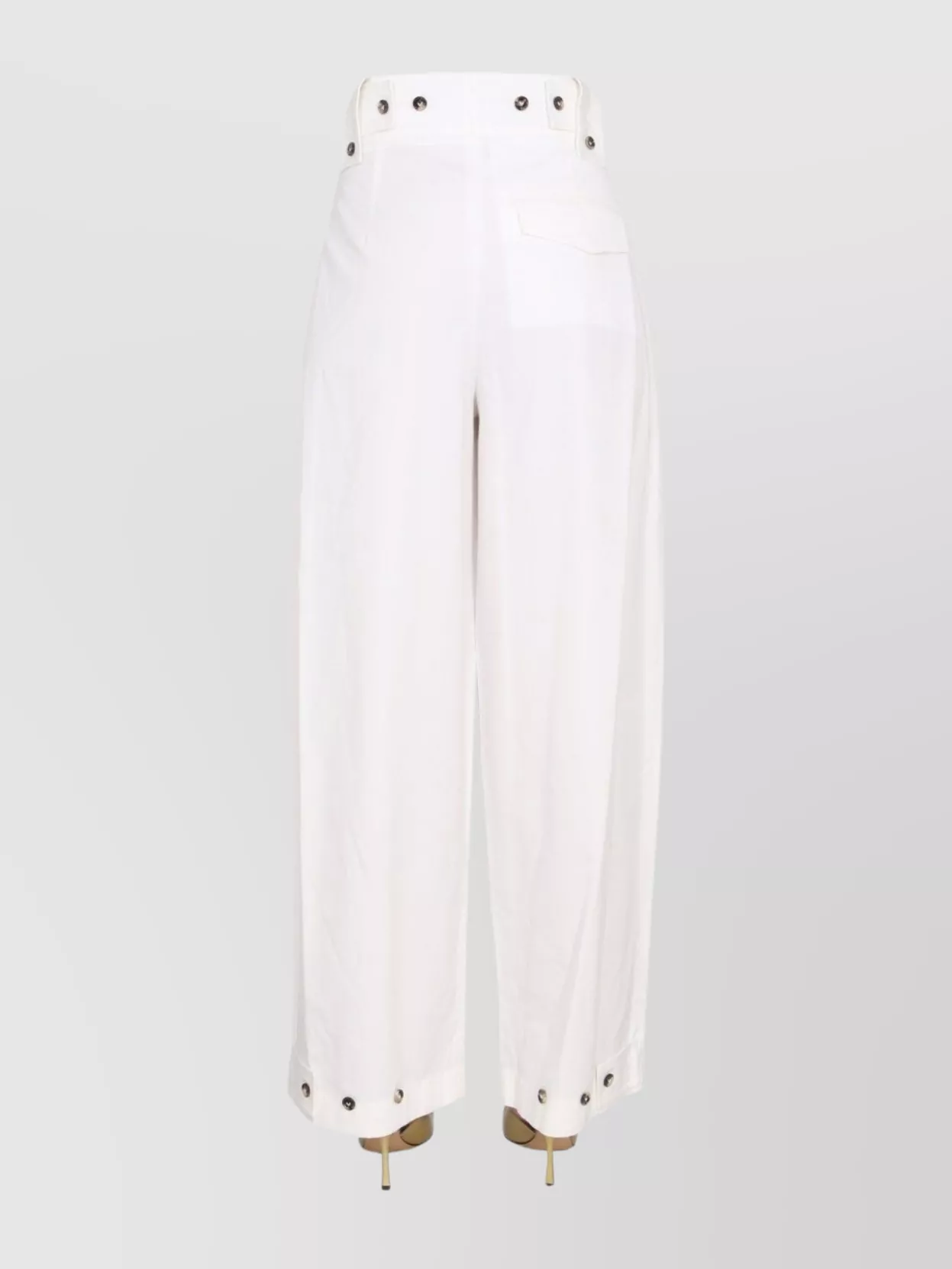Bottega Veneta High Waist Wide Leg Trousers