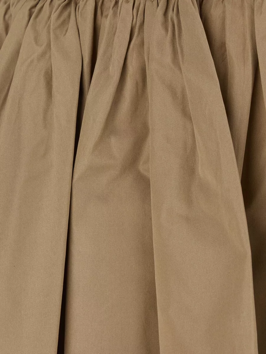 Max Mara Silk Blend Taffeta Midi Skirt