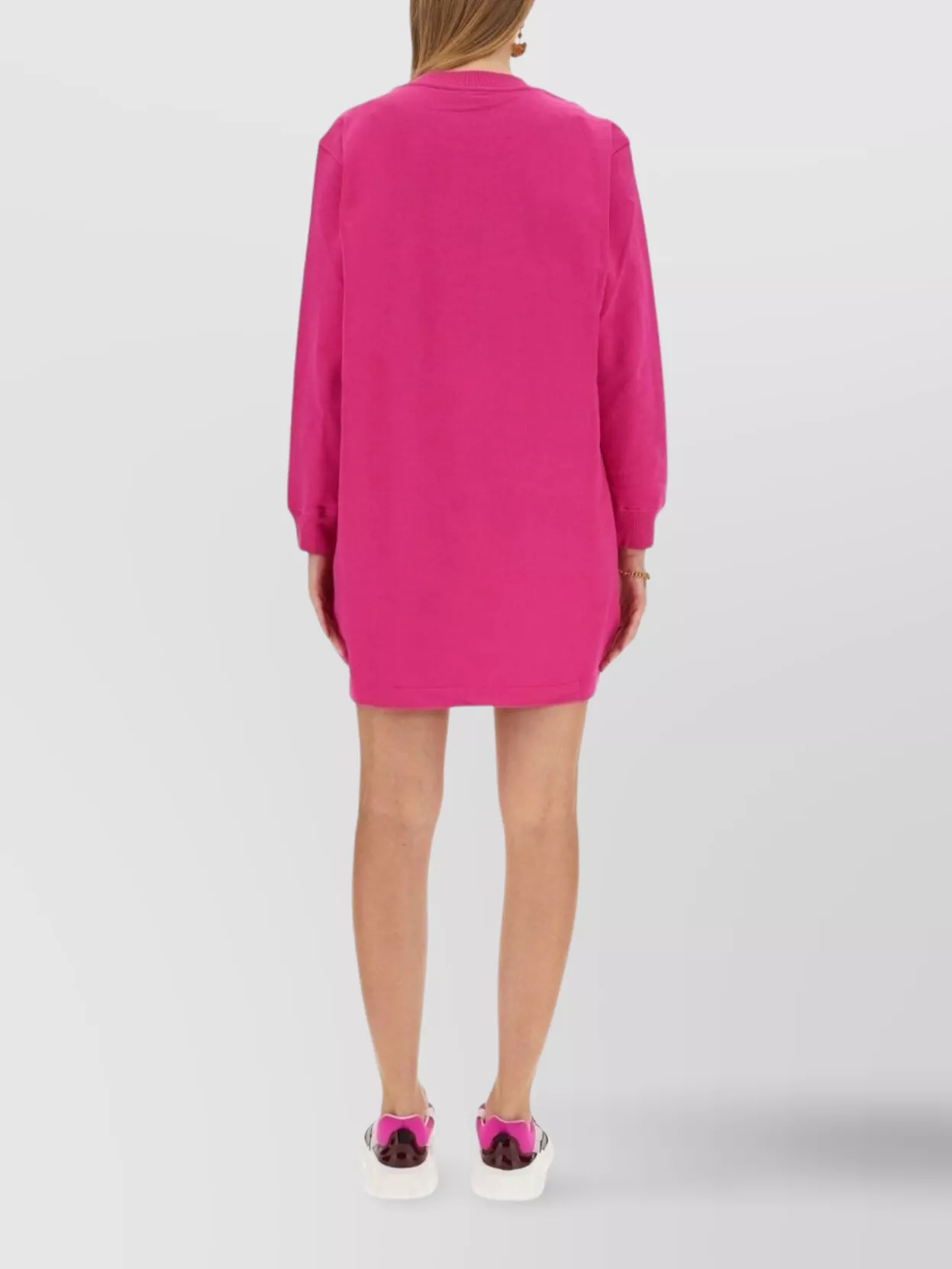 【関税＆送料込み】Moschino Knit Dress MOSCHINO JEANS scoop-neck open-knit Dress | Black | FARFETCH