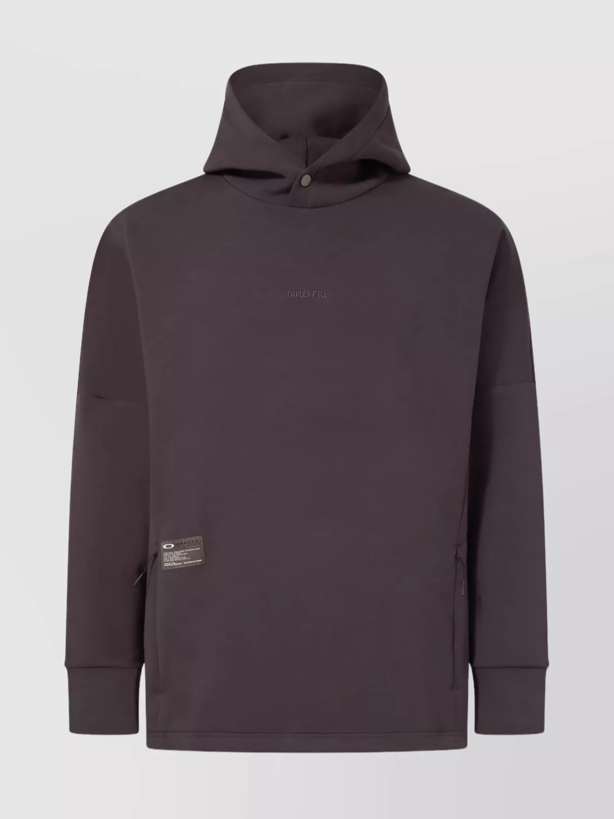 Oakley Hooded Sweatshirt With Drawstring And Pocket In Purple