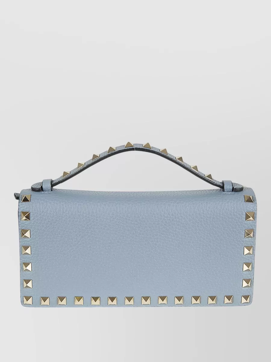 Valentino Garavani leather rockstud chain wallet
