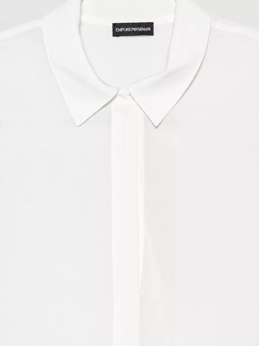 Emporio Armani Silk Long-Sleeve Shirt