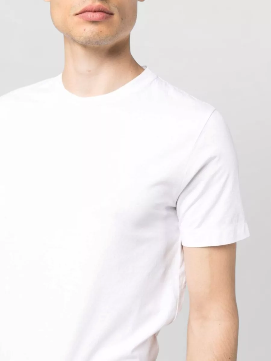 Finamore 1925 Napoli Cotton Crew Neck Short Sleeve T-Shirt