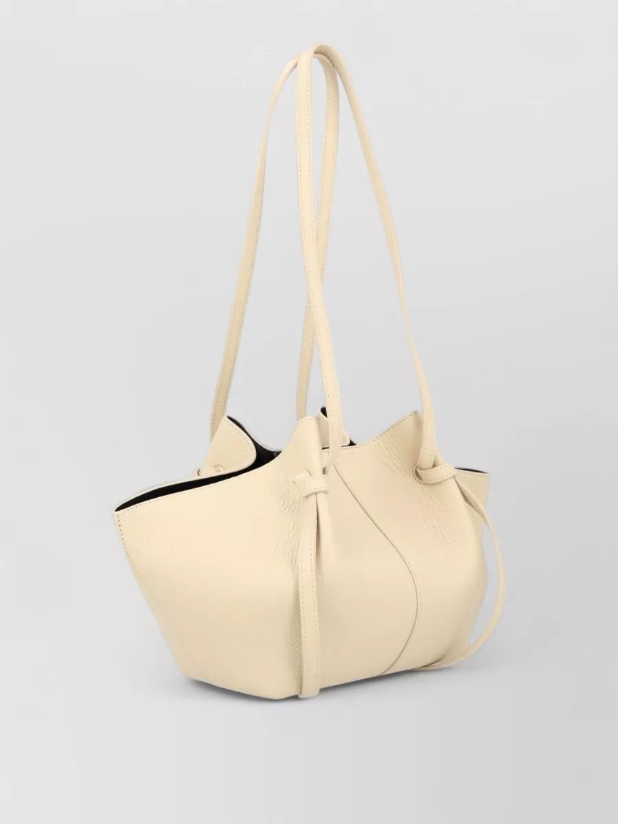 Yuzefi Mochi Shoulder Bag Textured Finish Knots