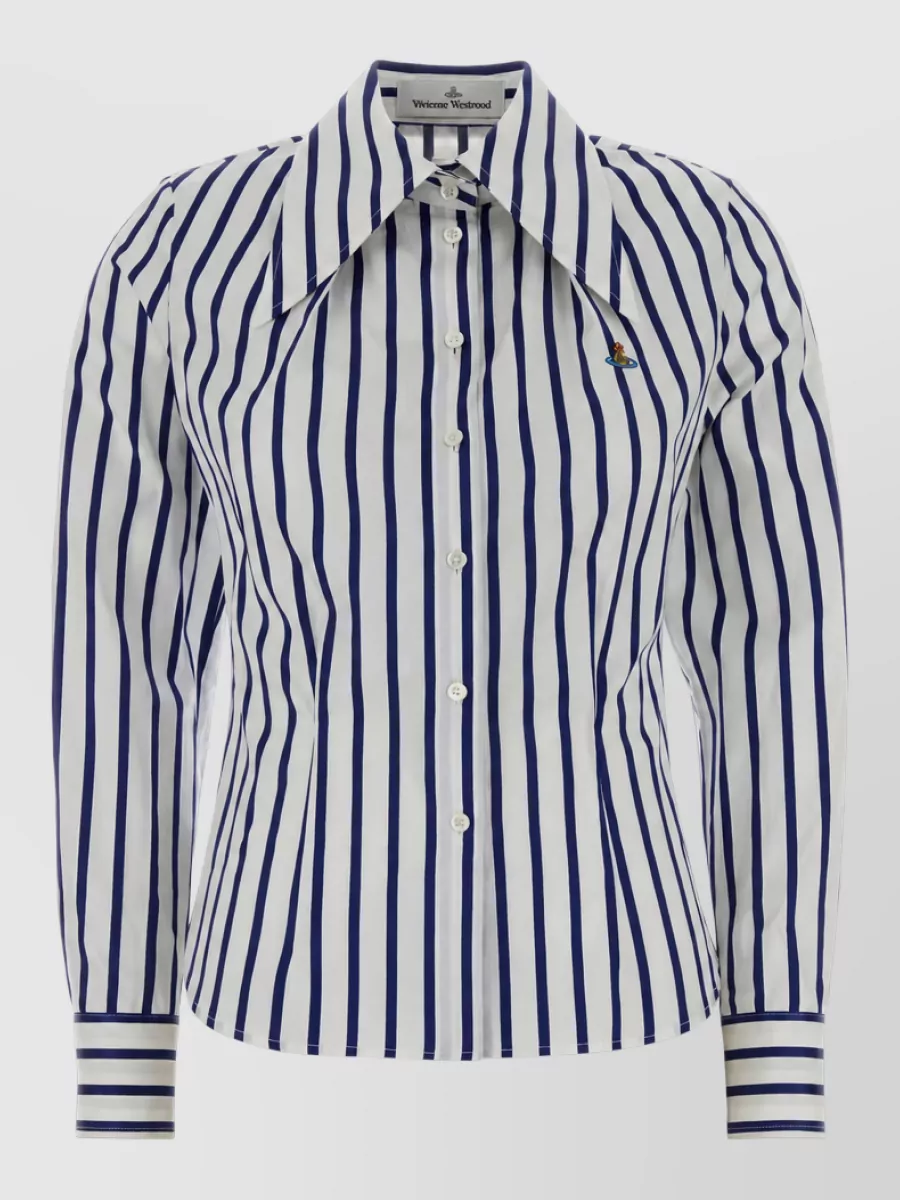Vivienne Westwood embroidered poplin shirt