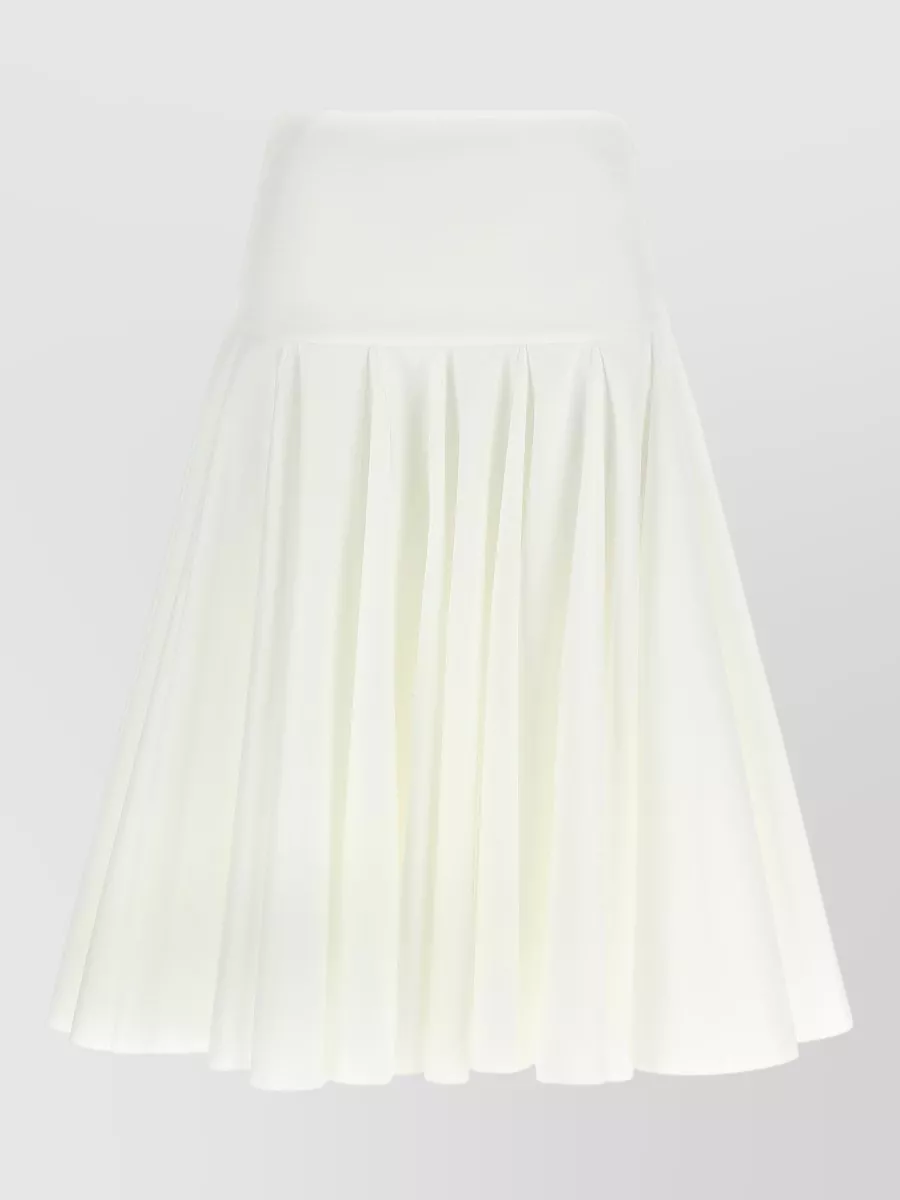 Jacquemus asymmetric draped high-rise midi skirt